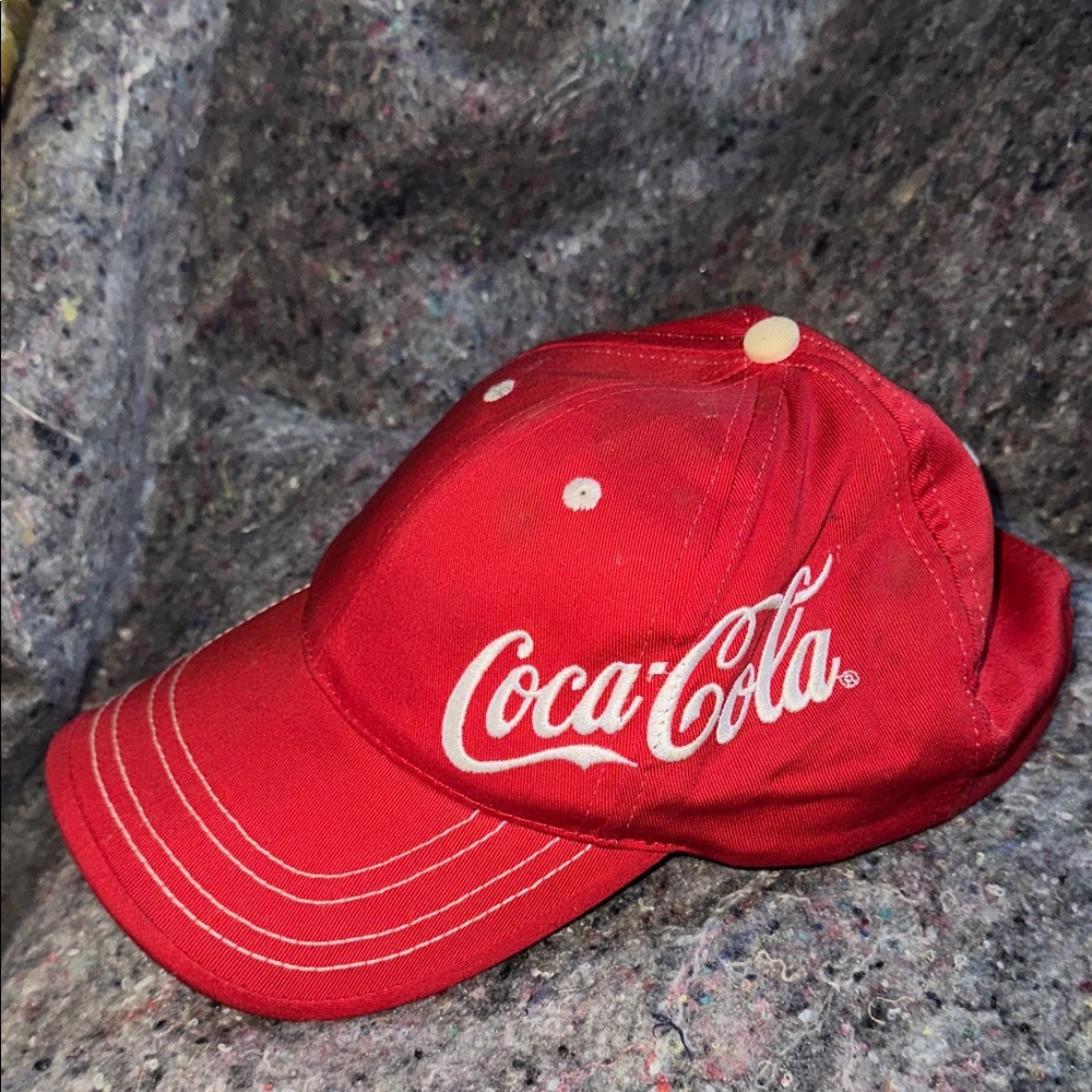 Vintage Coca-Cola Red Cap with White Logo